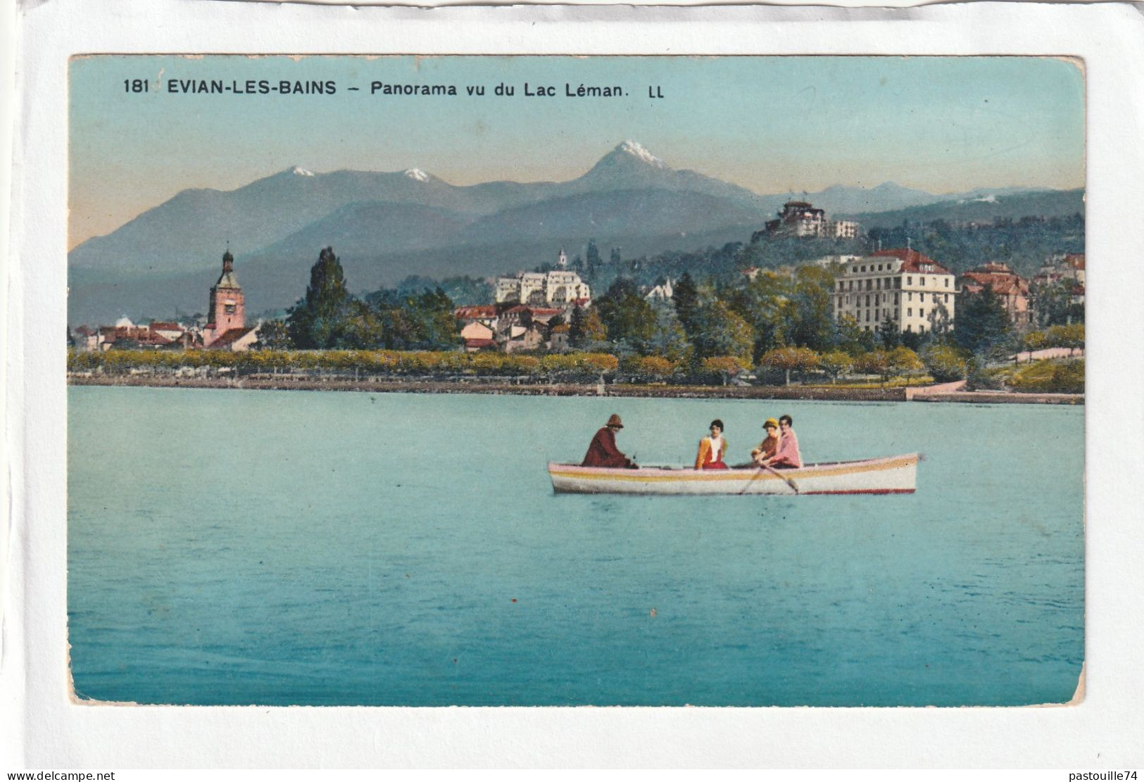 CPA :  14 X 9  -  EVIAN-LES-BAINS  -  Panorama Vu Du Lac Léman - Evian-les-Bains