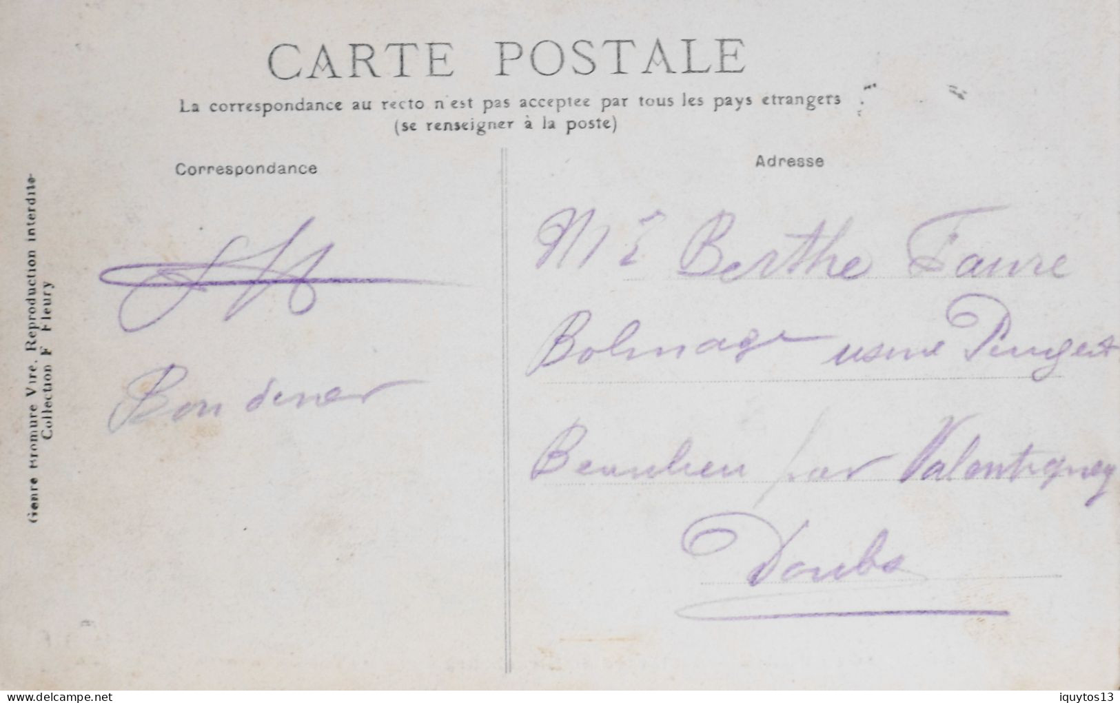 CPA. [75] > TOUT PARIS > N° 186 Bis - Boulevard De Strasbourg à La Gare De L'Est - (Xe Arrt.) 1913 Coll. F. Fleury -TBE - Distrito: 10