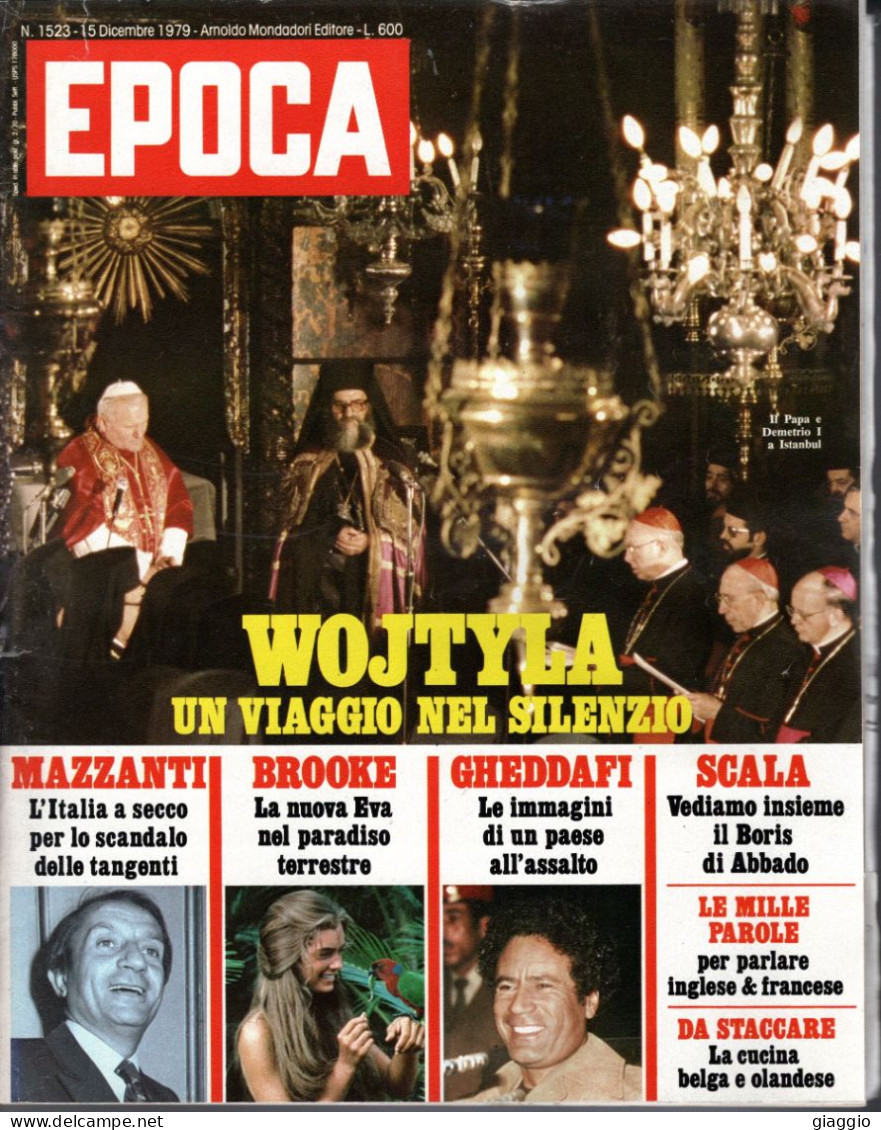 °°° RIVISTA EPOCA N° 1523 DEL 15 DICEMBRE 1979 °°° - Sonstige & Ohne Zuordnung