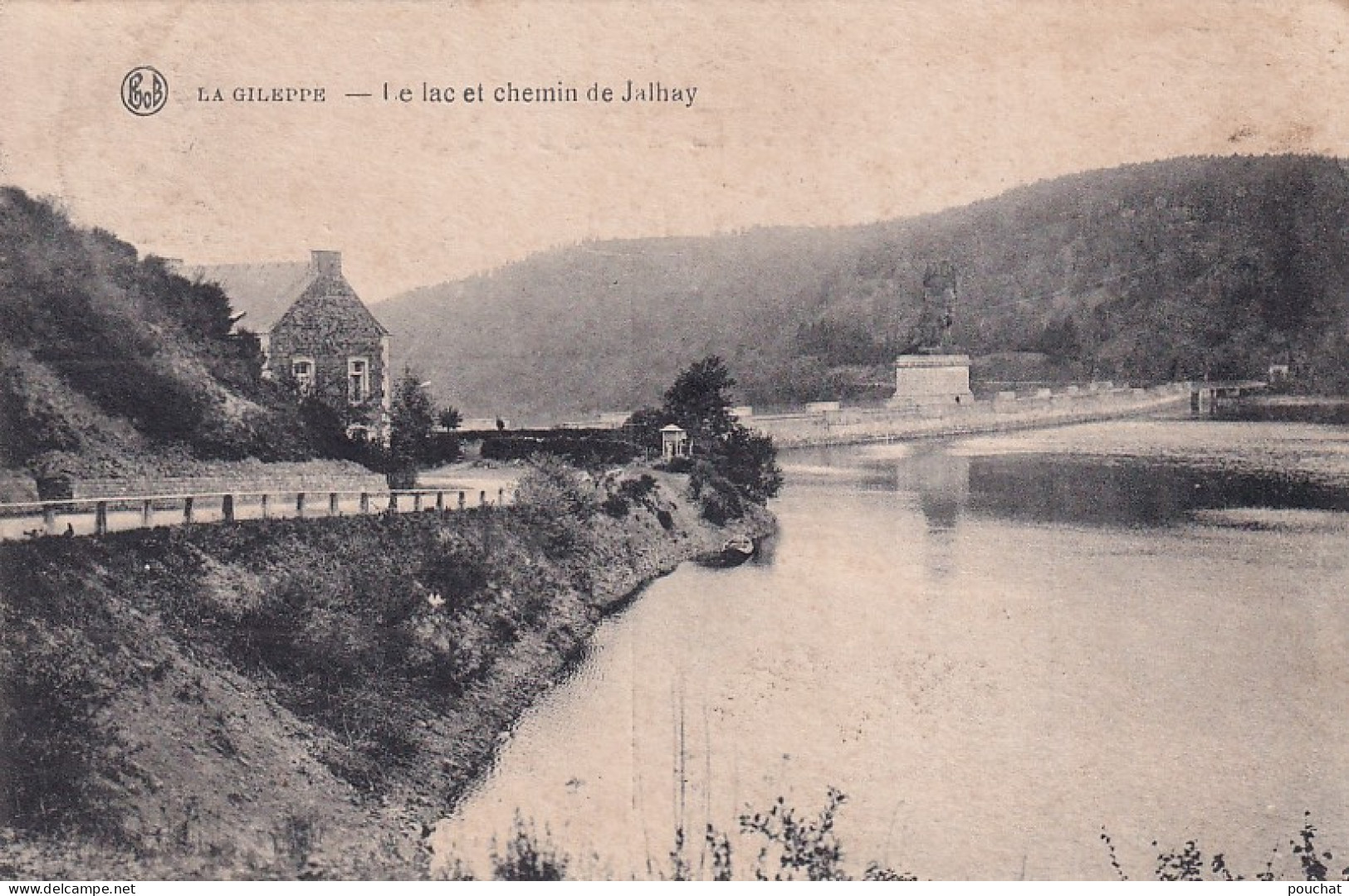 ZY 144- LA GILEPPE - LE LAC ET  CHEMIN DE JALHAY - VUE GENERALE - Gileppe (Stuwdam)