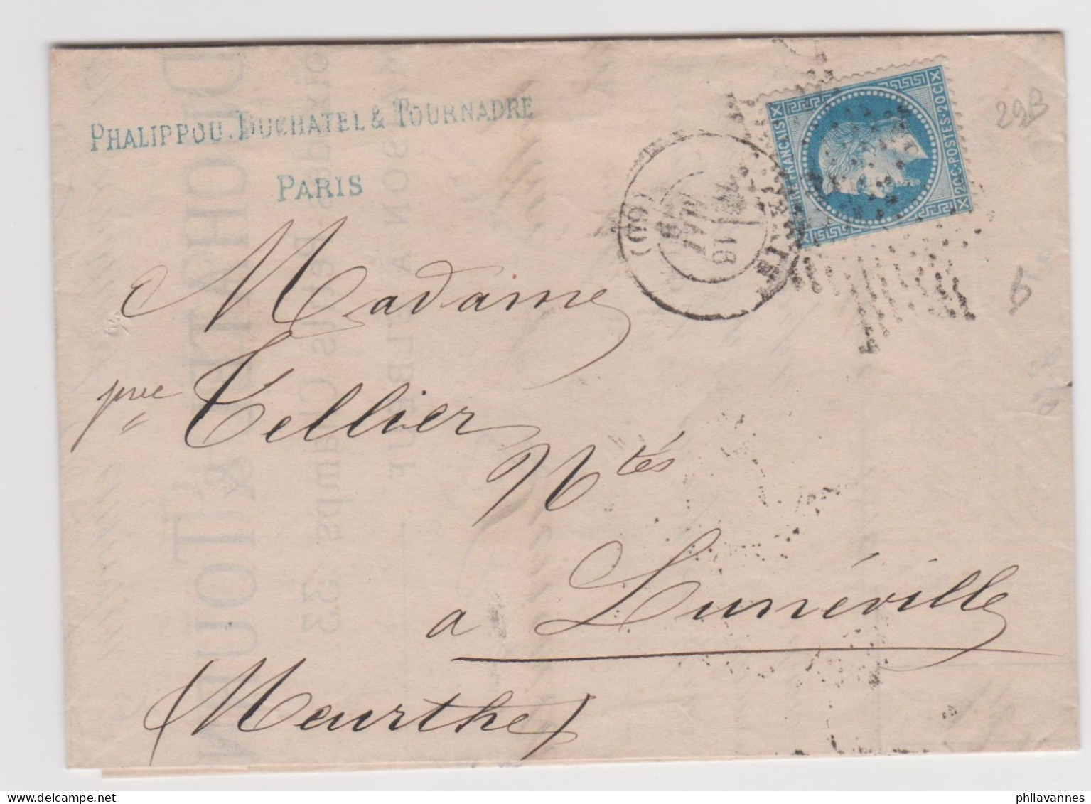 PARIS, 1870, étoile Muette Sur Napoléon N°29 ( SN24/86/5.3) - 1849-1876: Klassik