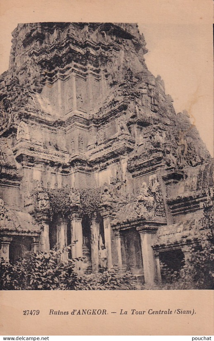ZY 145- CAMBODGE - RUINES D'ANGKOR - LA TOUR CENTRALE - Cambodge