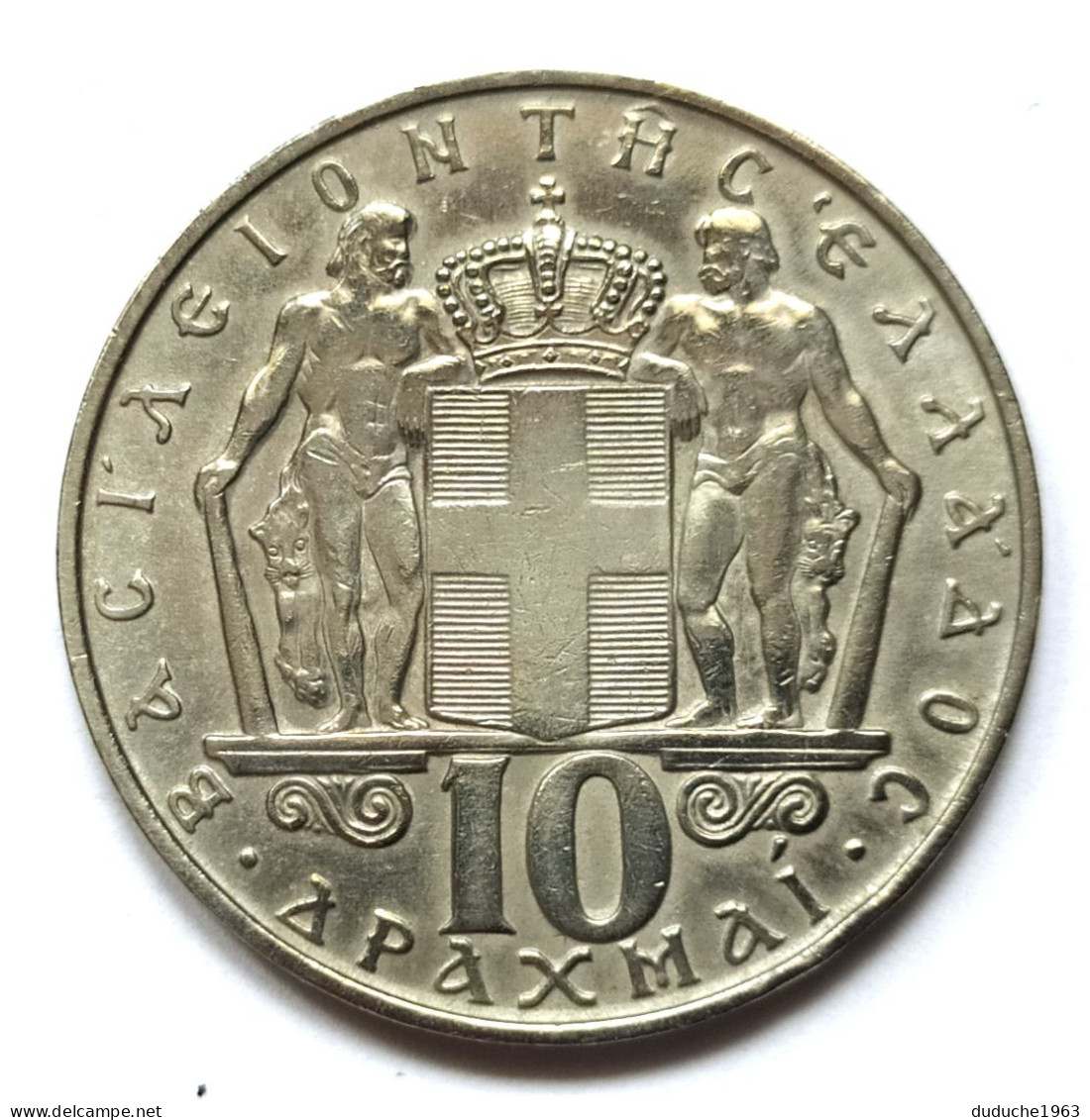 Grèce - 10 Drachmes 1968 - Griechenland