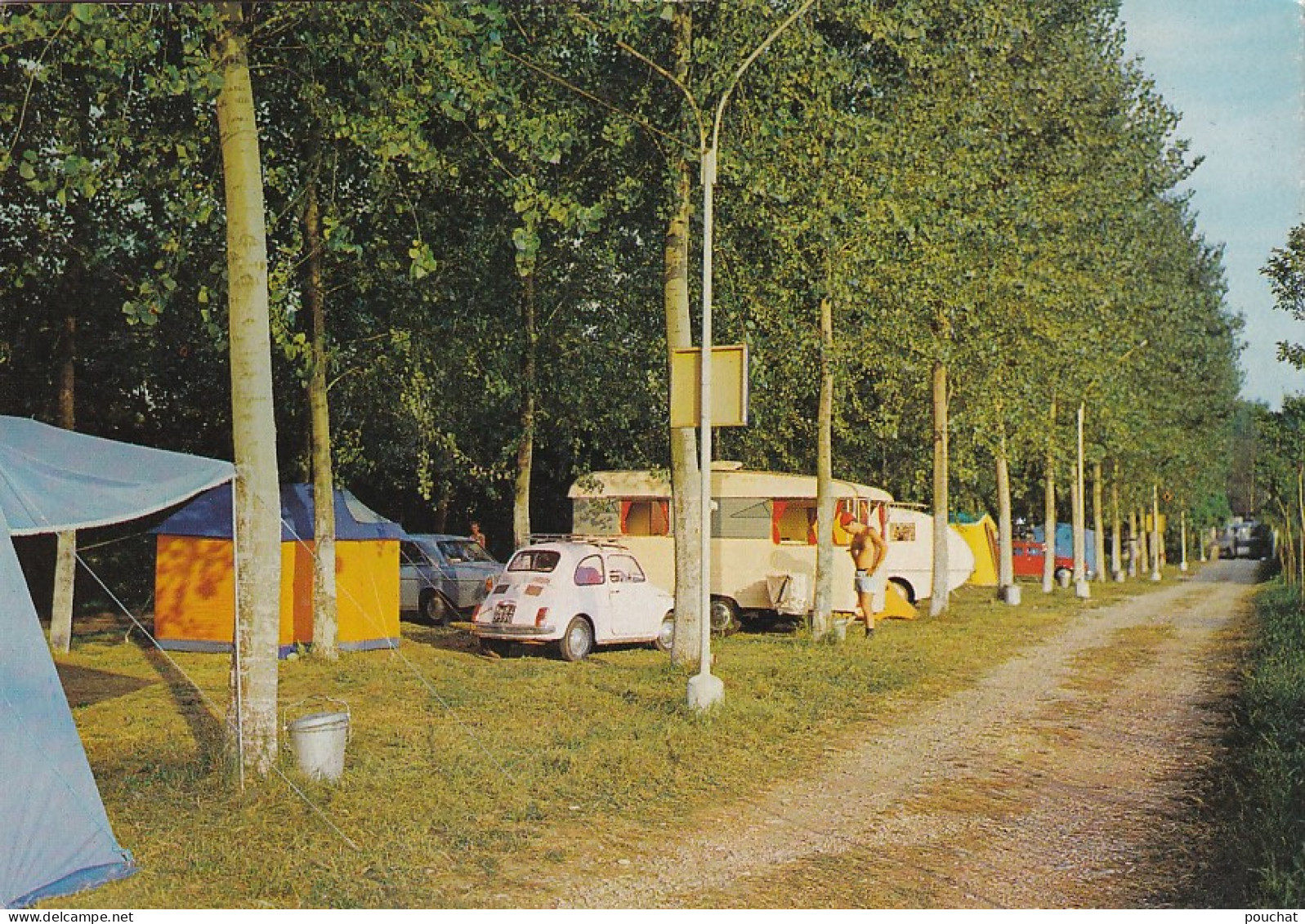 ZY 146- TESSERA , ITALIA - CAMPING MARCO POLO - ROULOTTE , AUTOMOBILI - Venezia (Venice)