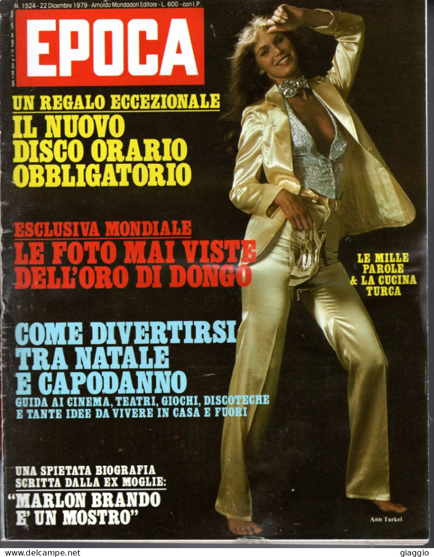 °°° RIVISTA EPOCA N° 1524 DEL 22 DICEMBRE 1979 °°° - Sonstige & Ohne Zuordnung