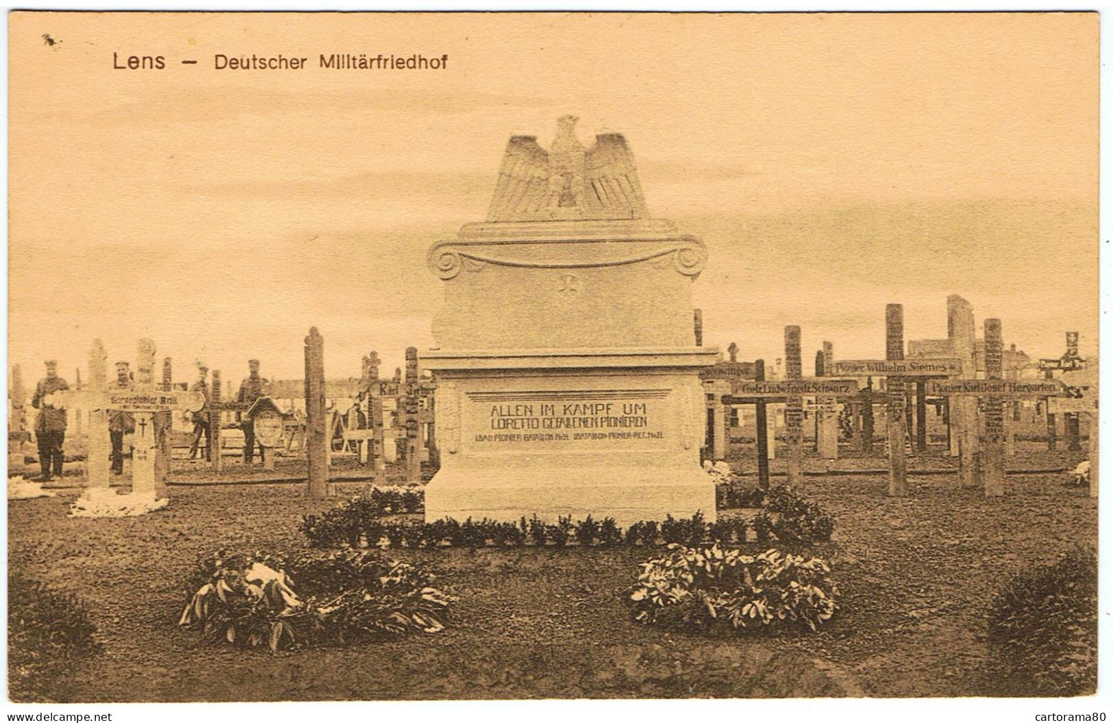 Lens / Cimetière Militaire Allemand ( " Deutscher Militäfriedhof " ) - Lens