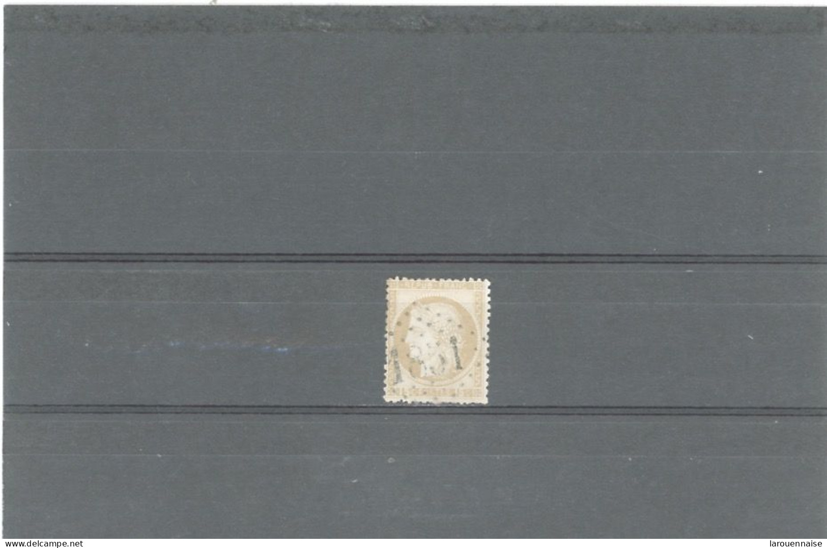 OBLITERATION  G C -IVRY LA BATAILLE( 27 EX 26) N°55 -15c CÉRÈS(1870) Obl LOSANGE GC 1851- TTB - Other & Unclassified