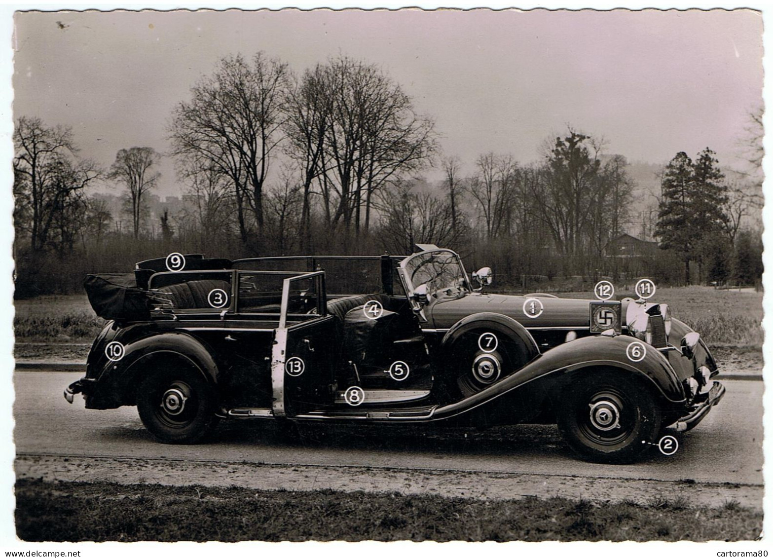 Hitler / Voiture Personnelle De Parade / Mercedes Type 770 - Guerre 1939-45