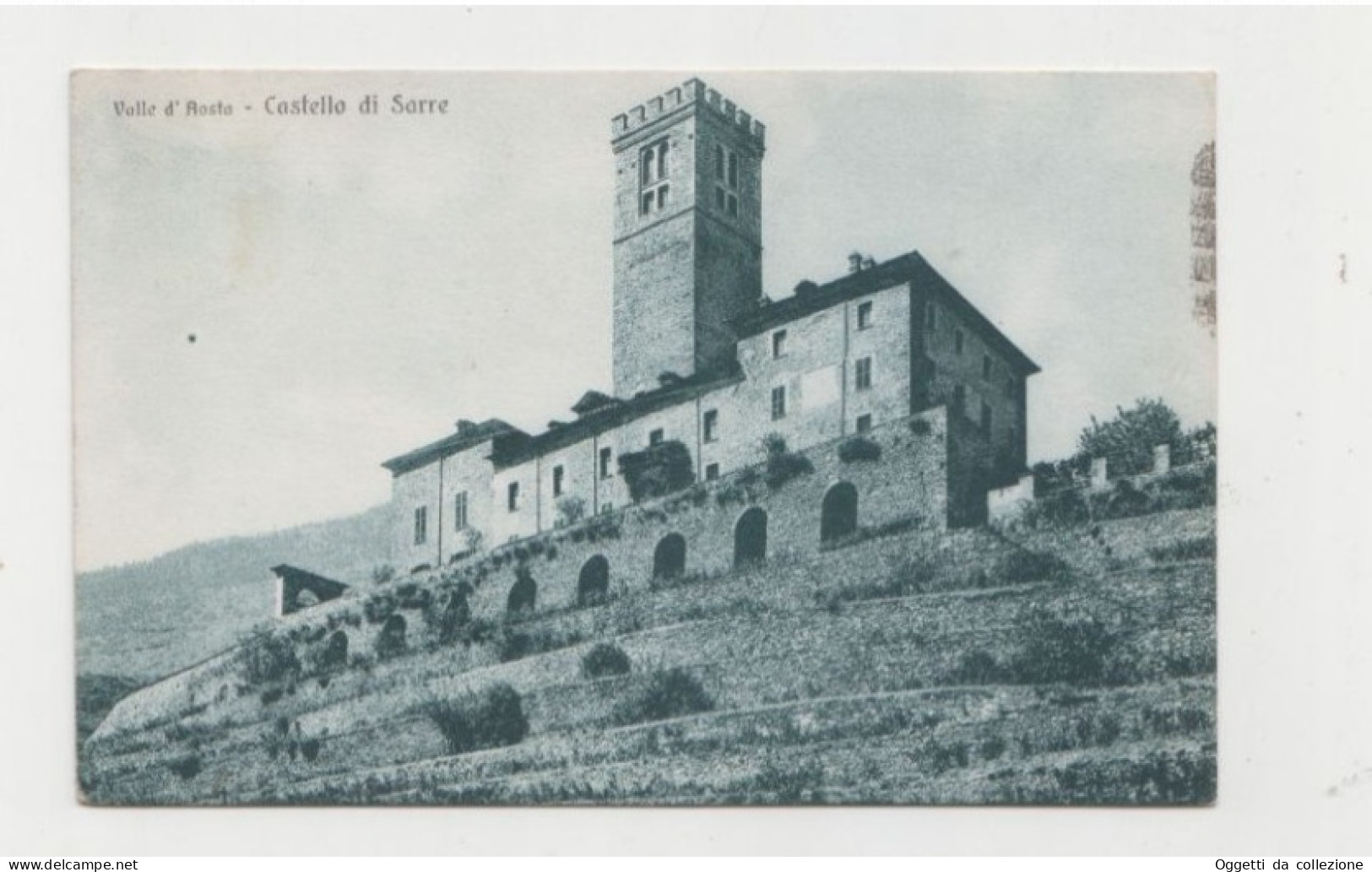 Castello Di Sarre - Valle D'Aosta  -  Vg. 13/04/1941  Dest. Masserano  (1345) - Andere & Zonder Classificatie