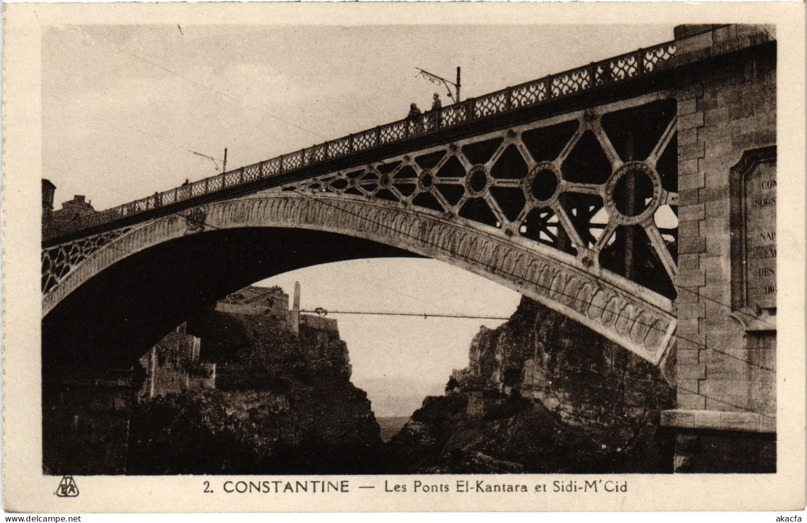 CPA AK CONSTANTINE Les Pont El-Kantara Et Sidi-M'Cid ALGERIA (1388935) - Constantine