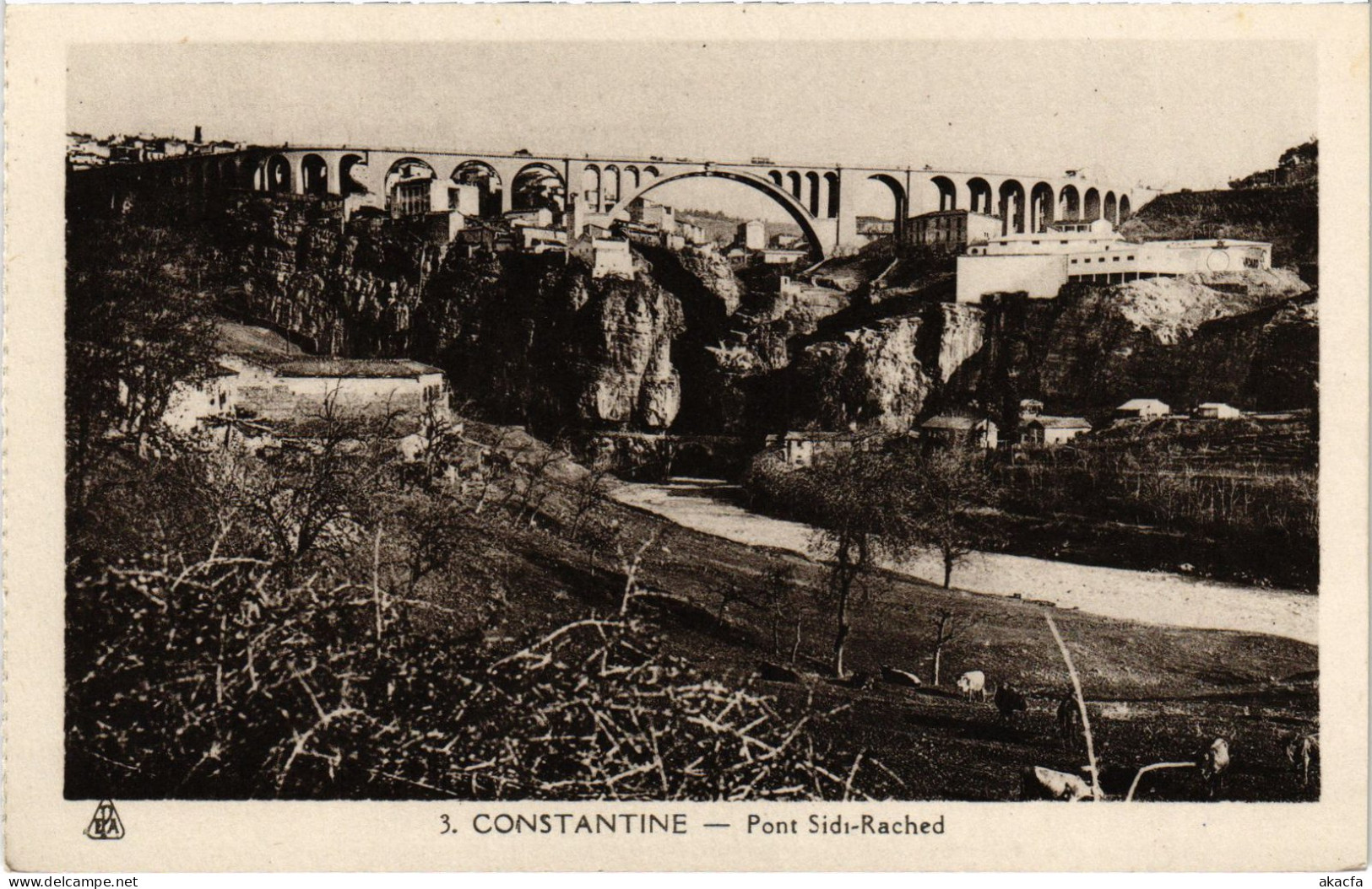 CPA AK CONSTANTINE Pont Sidi-Rached ALGERIA (1388937) - Constantine
