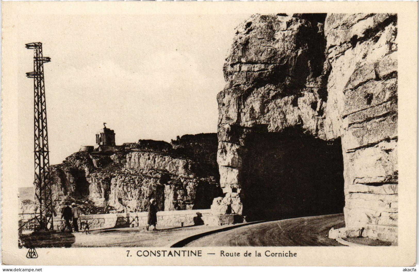 CPA AK CONSTANTINE Route De La Corniche ALGERIA (1388936) - Constantine