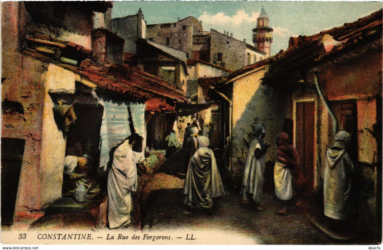 CPA AK CONSTANTINE La Rue Des Forgerons ALGERIA (1388906) - Constantine