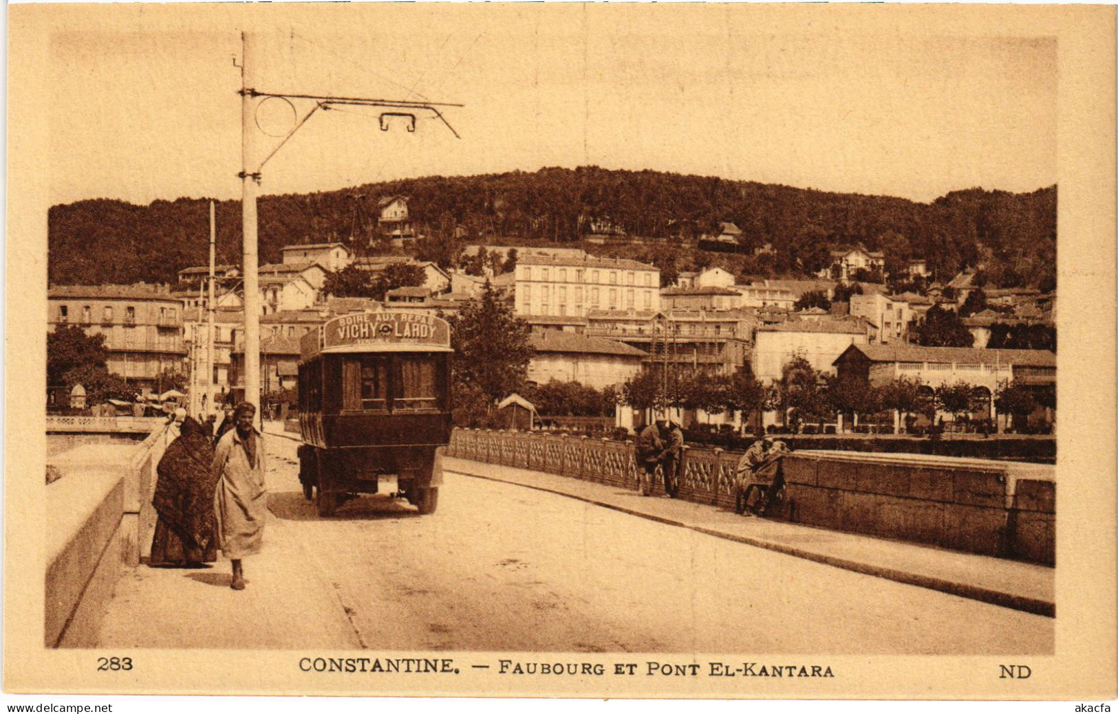 CPA AK CONSTANTINE Faubourg Et Pont El-Kantara ALGERIA (1388903) - Constantine