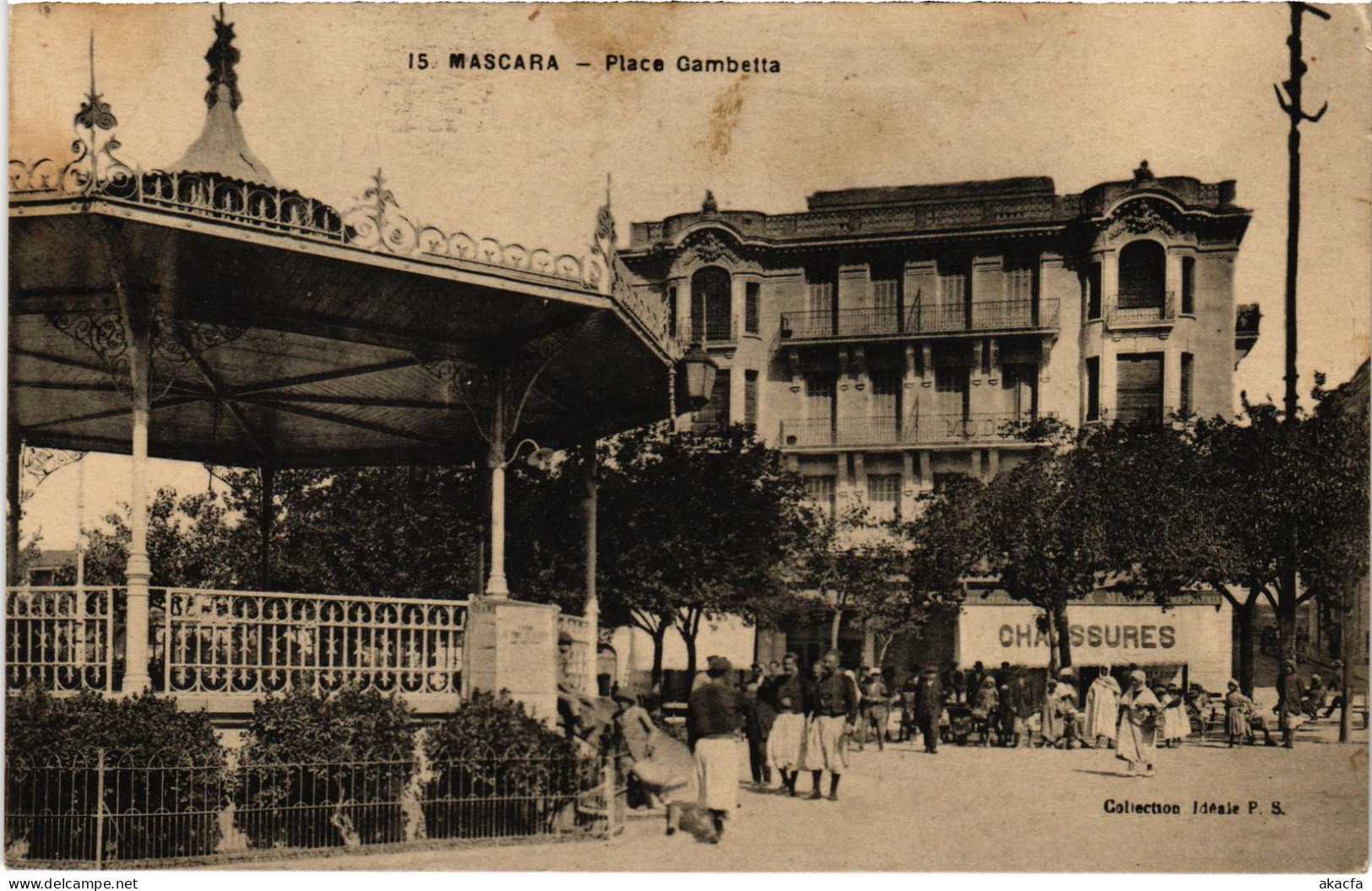 CPA AK MASCARA Place Gambetta ALGERIA (1388846) - Other & Unclassified