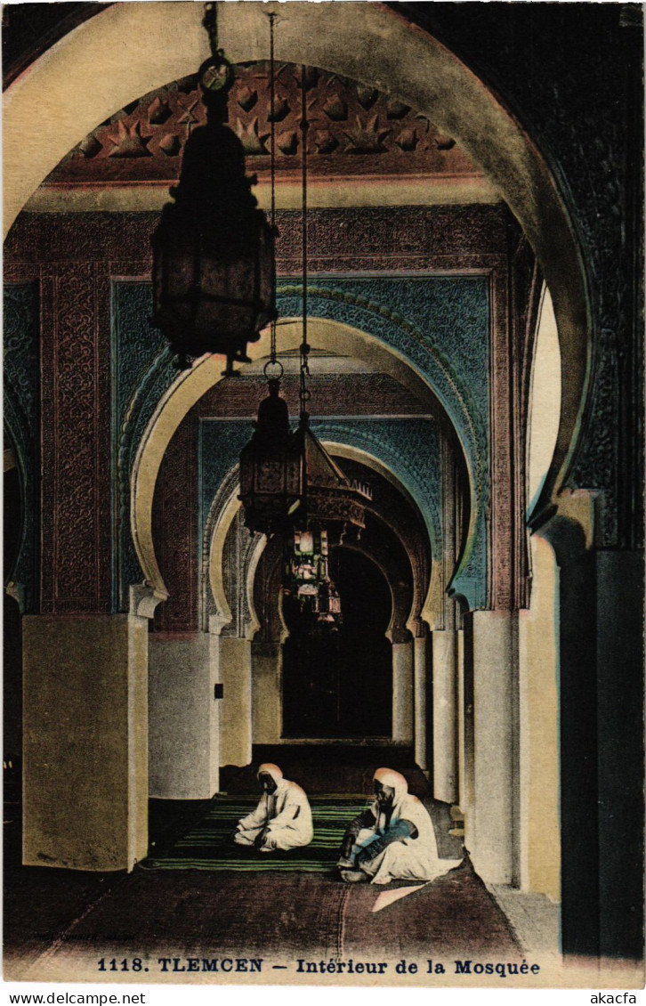 CPA AK TLEMCEN Interieur De La Mosquee ALGERIA (1388798) - Tlemcen