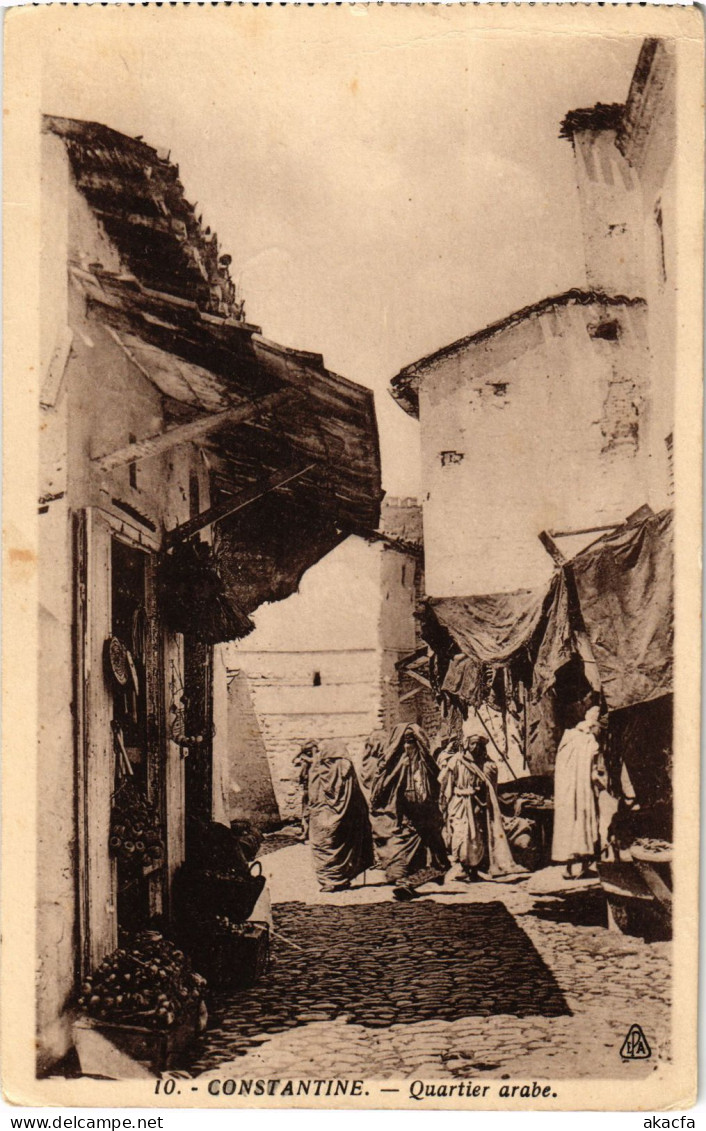 CPA AK CONSTANTINE Quartier Arabe ALGERIA (1388704) - Constantine