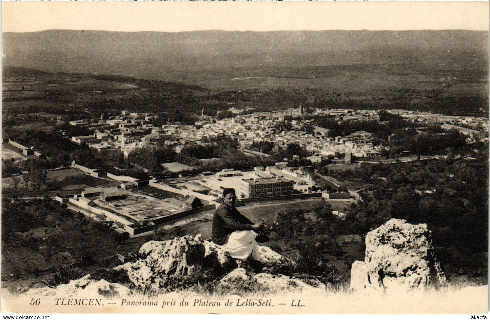CPA AK TLEMCEN Panorama Pris Du Plateau De Lella-Seti ALGERIA (1388695) - Tlemcen