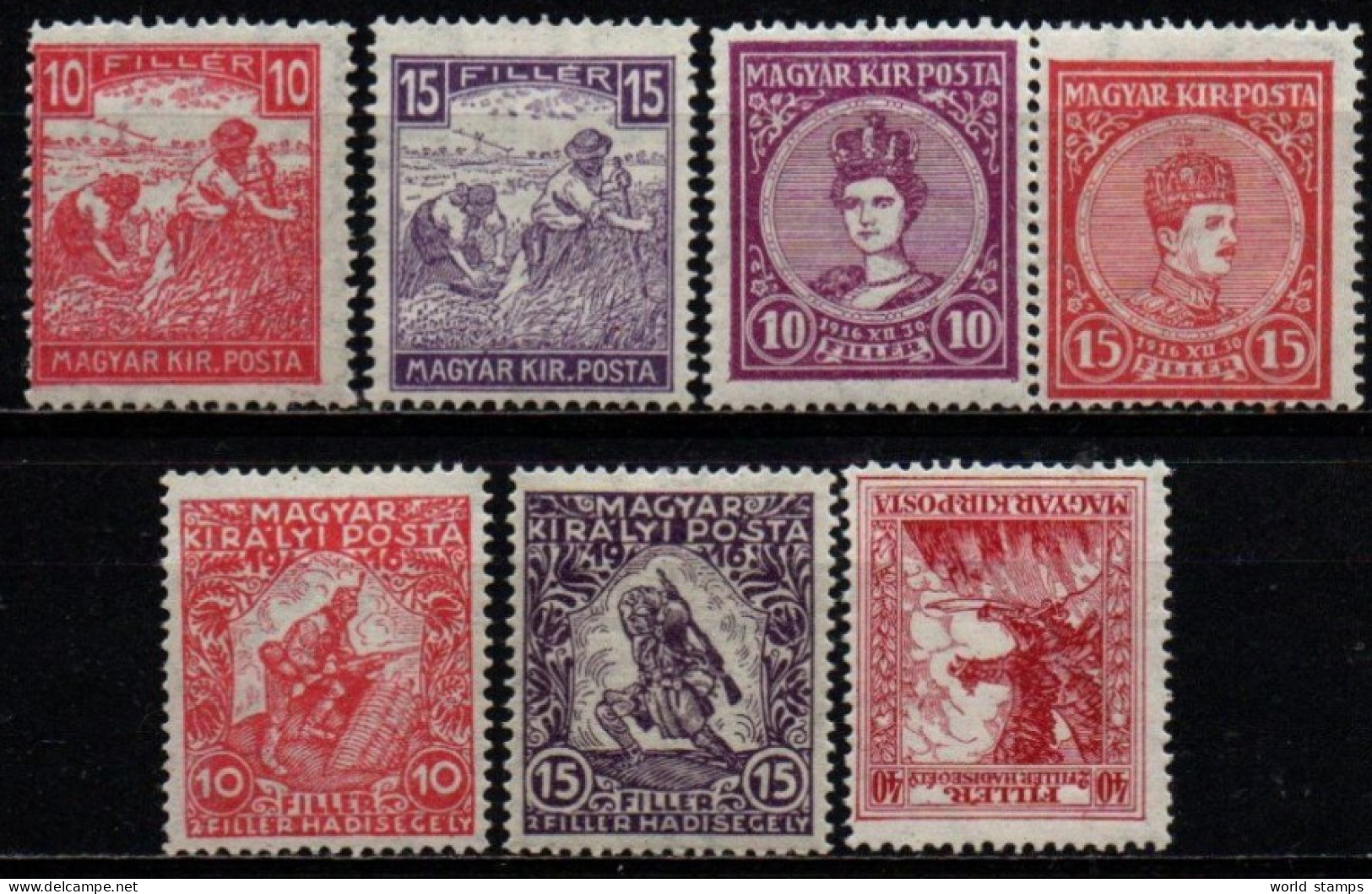 HONGRIE 1916-7 * - Nuovi