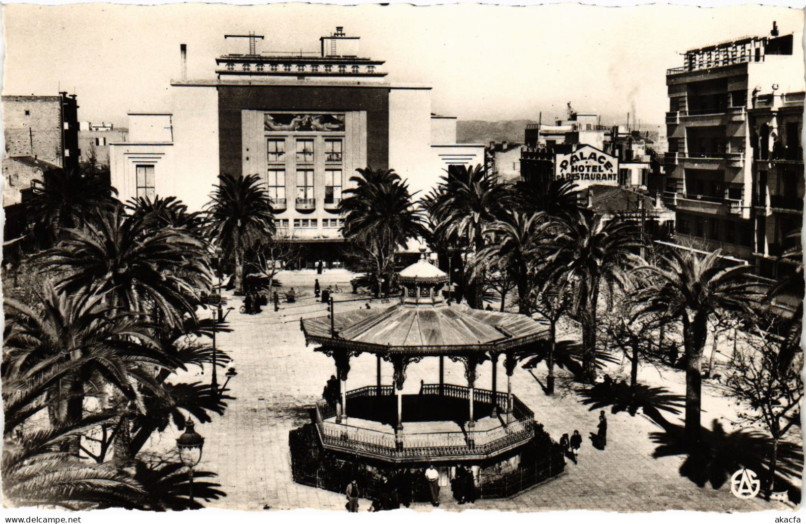 CPA AK SIDI-BEL-ABBES Place Carnot - Theatre ALGERIA (1388679) - Sidi-bel-Abbes