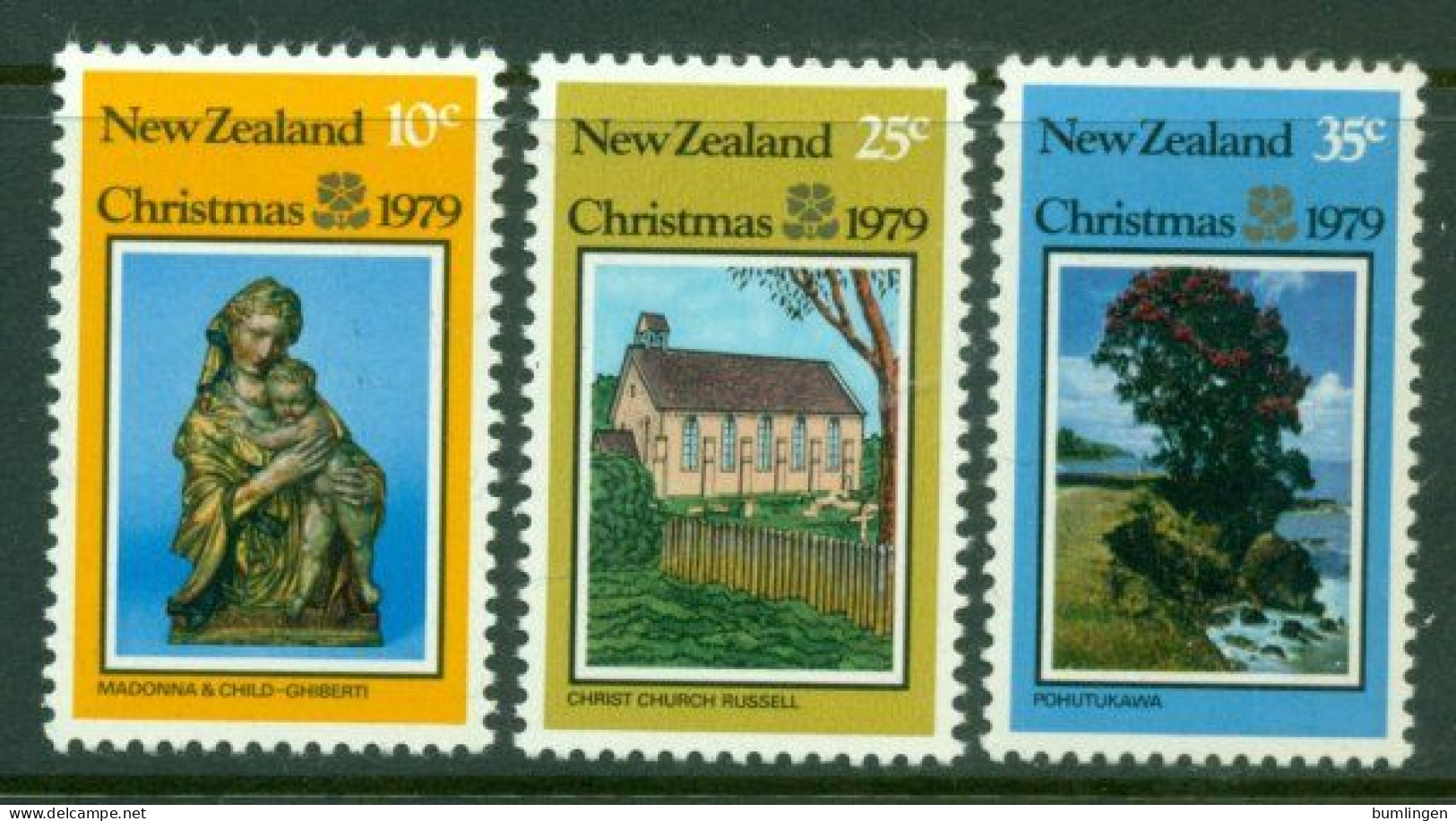 NEW ZEALAND 1979 Mi 779-81** Christmas [B916] - Weihnachten