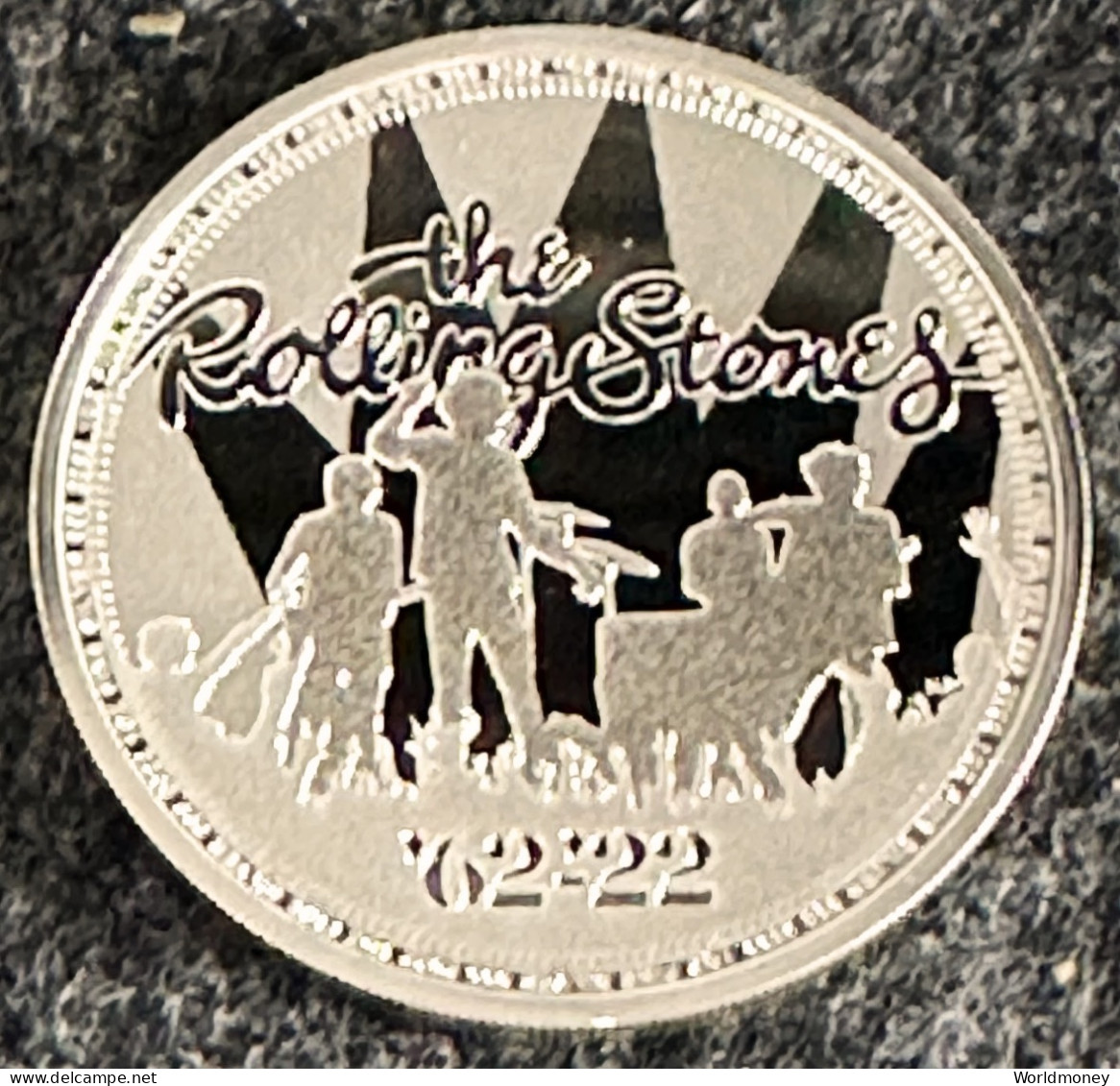 United Kingdom 2 Pounds 2022  (Silver) 60th Anniversary Of The Rolling Stones - 2 Pounds