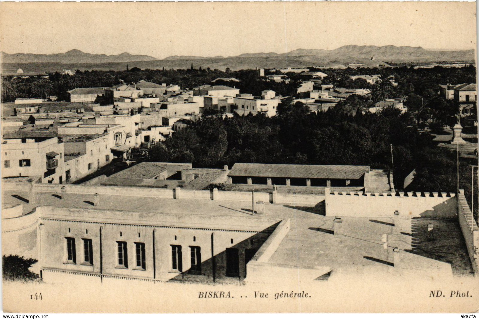 CPA AK BISKRA Vue Generale ALGERIA (1388602) - Biskra