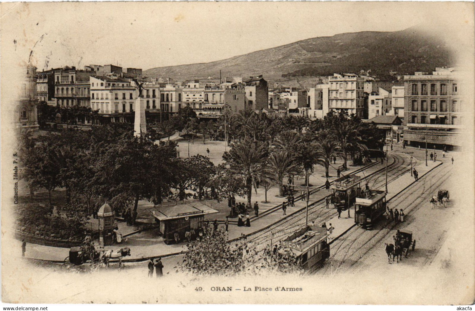 CPA AK ORAN Place D'Armes ALGERIA (1388567) - Oran