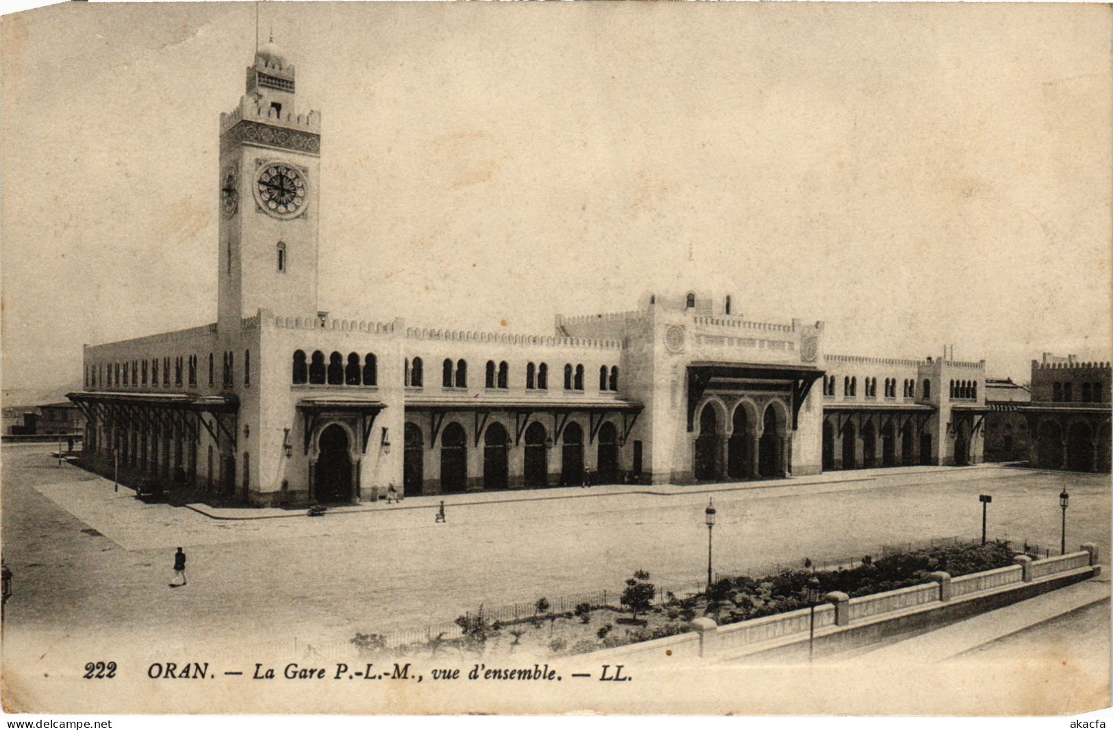 CPA AK ORAN La Gare Du P.-L.-M. ALGERIA (1388541) - Oran