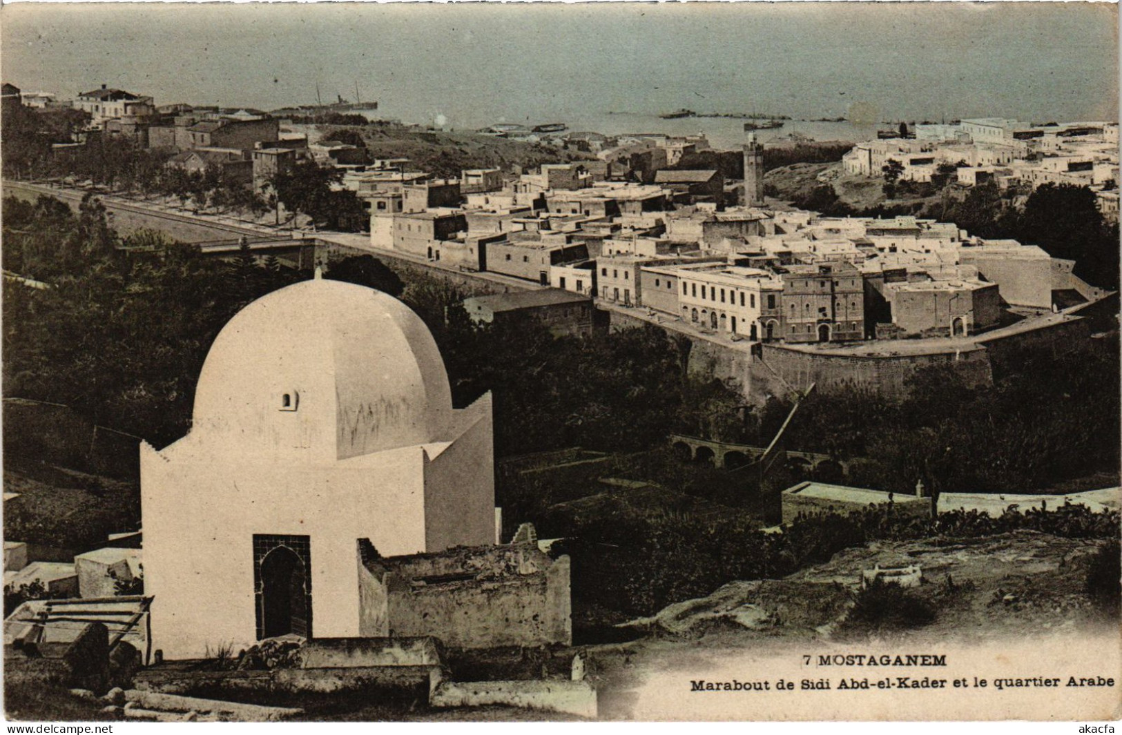 CPA AK MOSTAGANEM Marabout De Sidi Abd-el-Kader ALGERIA (1388531) - Mostaganem