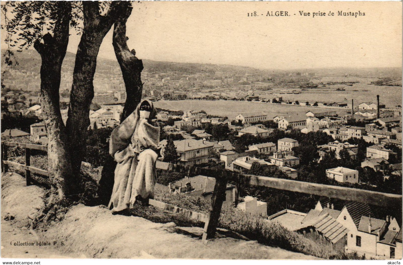 CPA AK ALGER Vue Prise De Mustapha ALGERIA (1388518) - Algeri