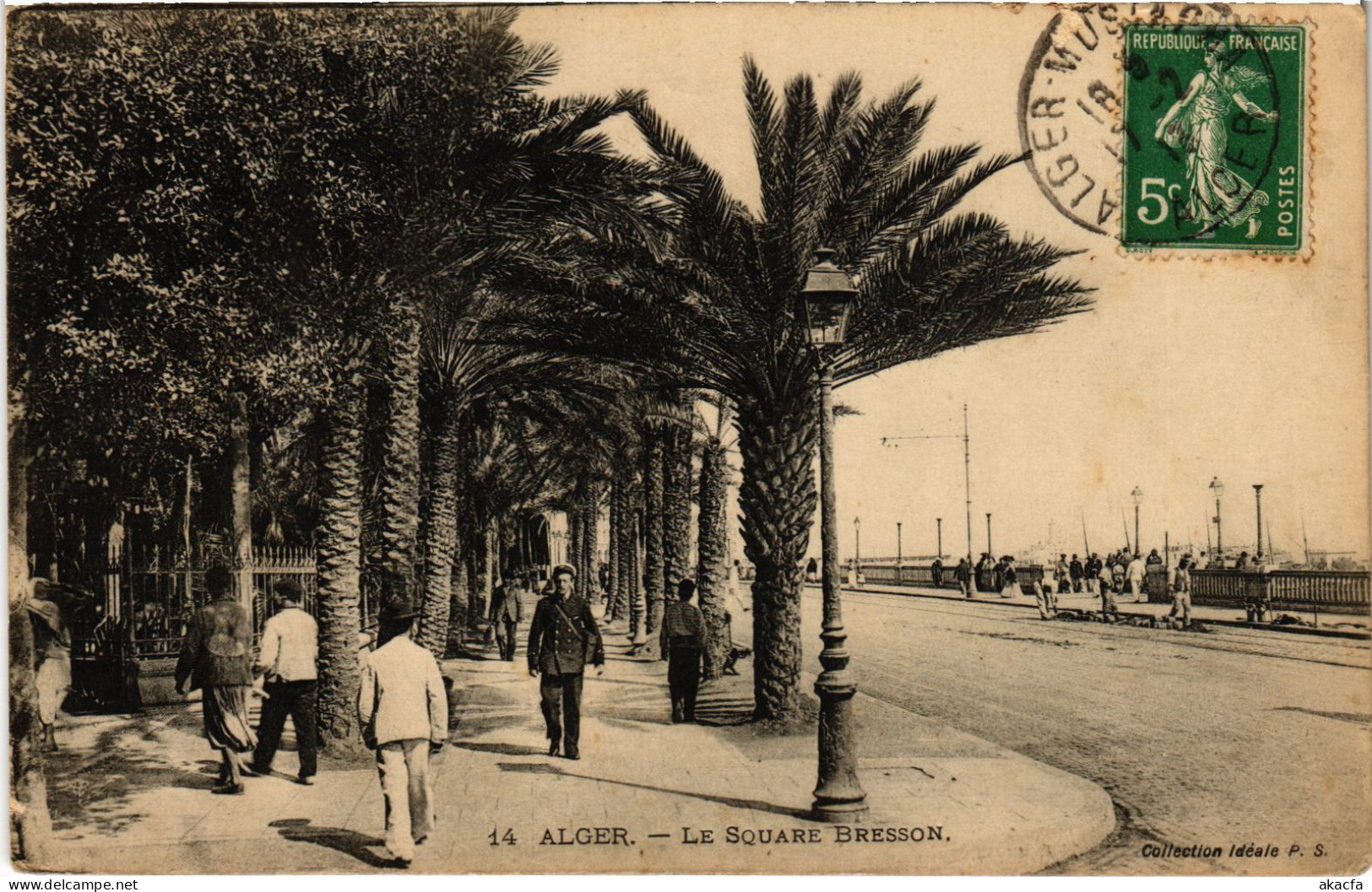 CPA AK ALGER Le Square Bresson ALGERIA (1388492) - Algeri