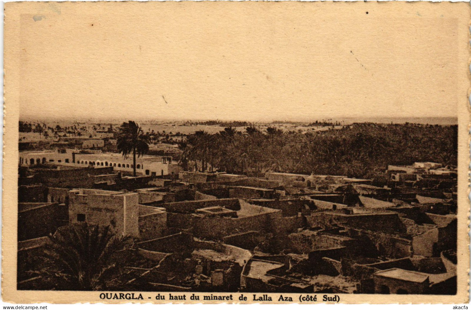 CPA AK OUARGLA Du Haut Minater De Lalla Aza ALGERIA (1388481) - Ouargla