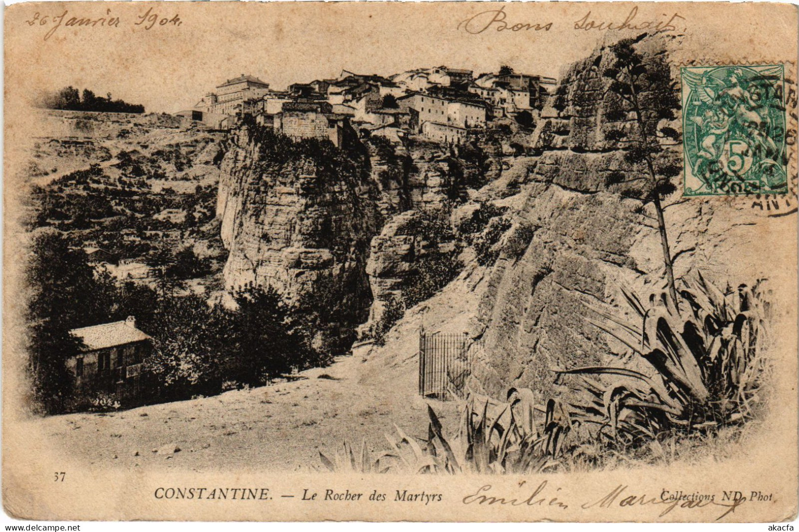 CPA AK CONSTANTINE Le Rocher Des Martyrs ALGERIA (1388462) - Constantine