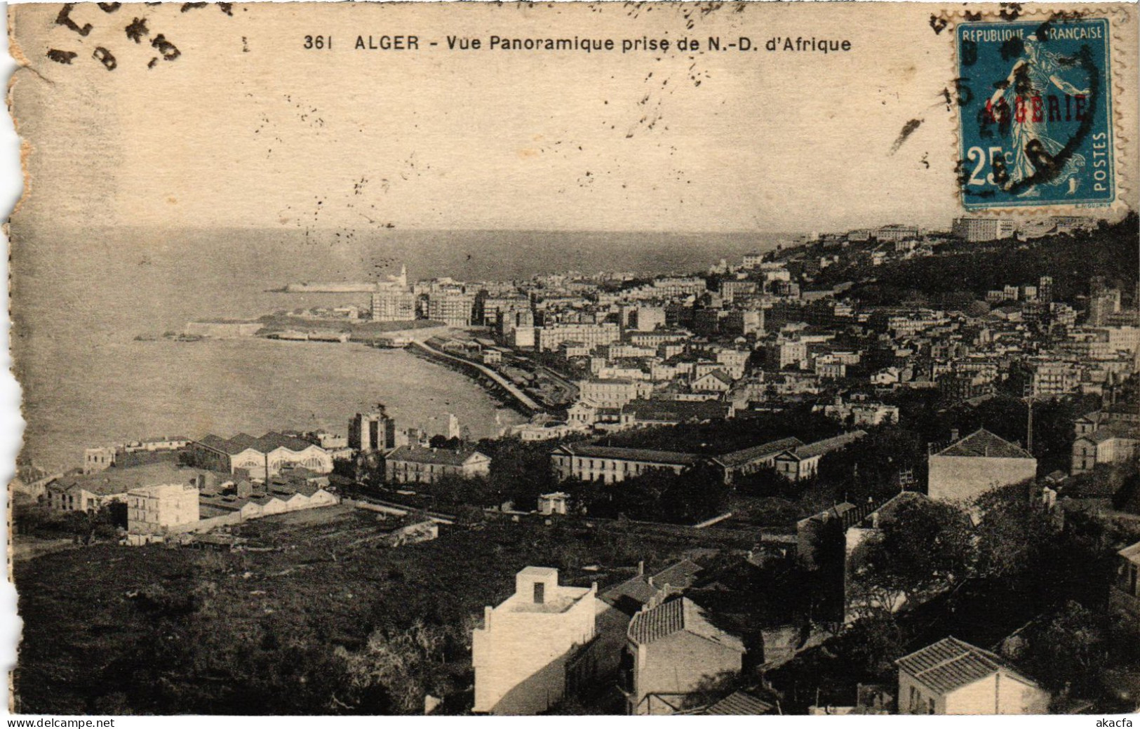 CPA AK ALGER Vue Panoramique ALGERIA (1388459) - Algeri