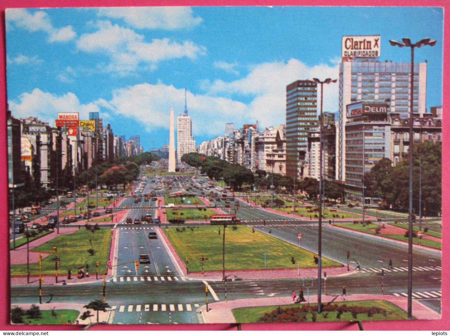 Argentine - Buenos Aires - Vista Panoramica De La Avenida 9 De Julio - Argentinien