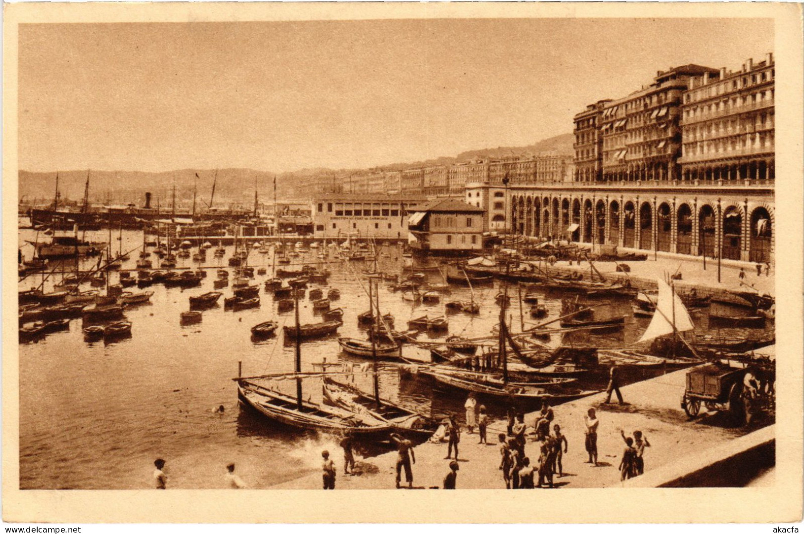 CPA AK ALGER Le Port Et Les Boulevards ALGERIA (1388442) - Algeri