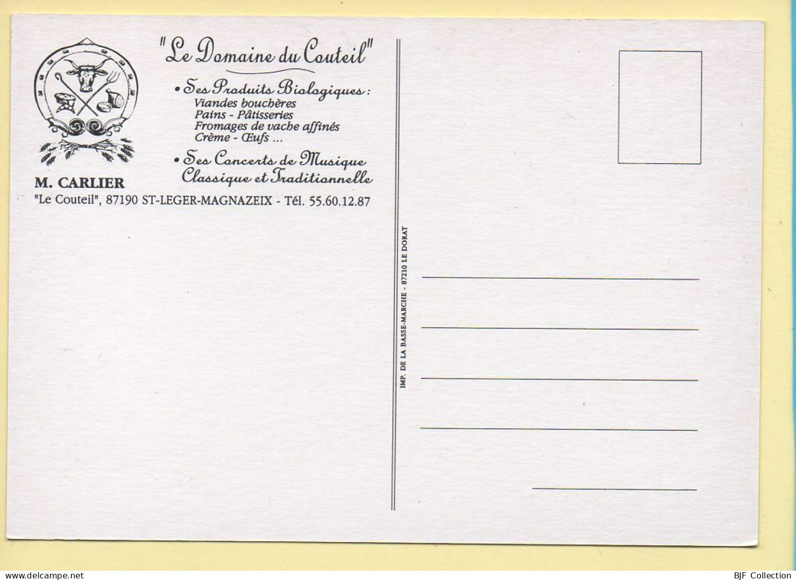 Attelage / Domaine Du Couteil / St-Leger-Magnazeix (87) - Paysans