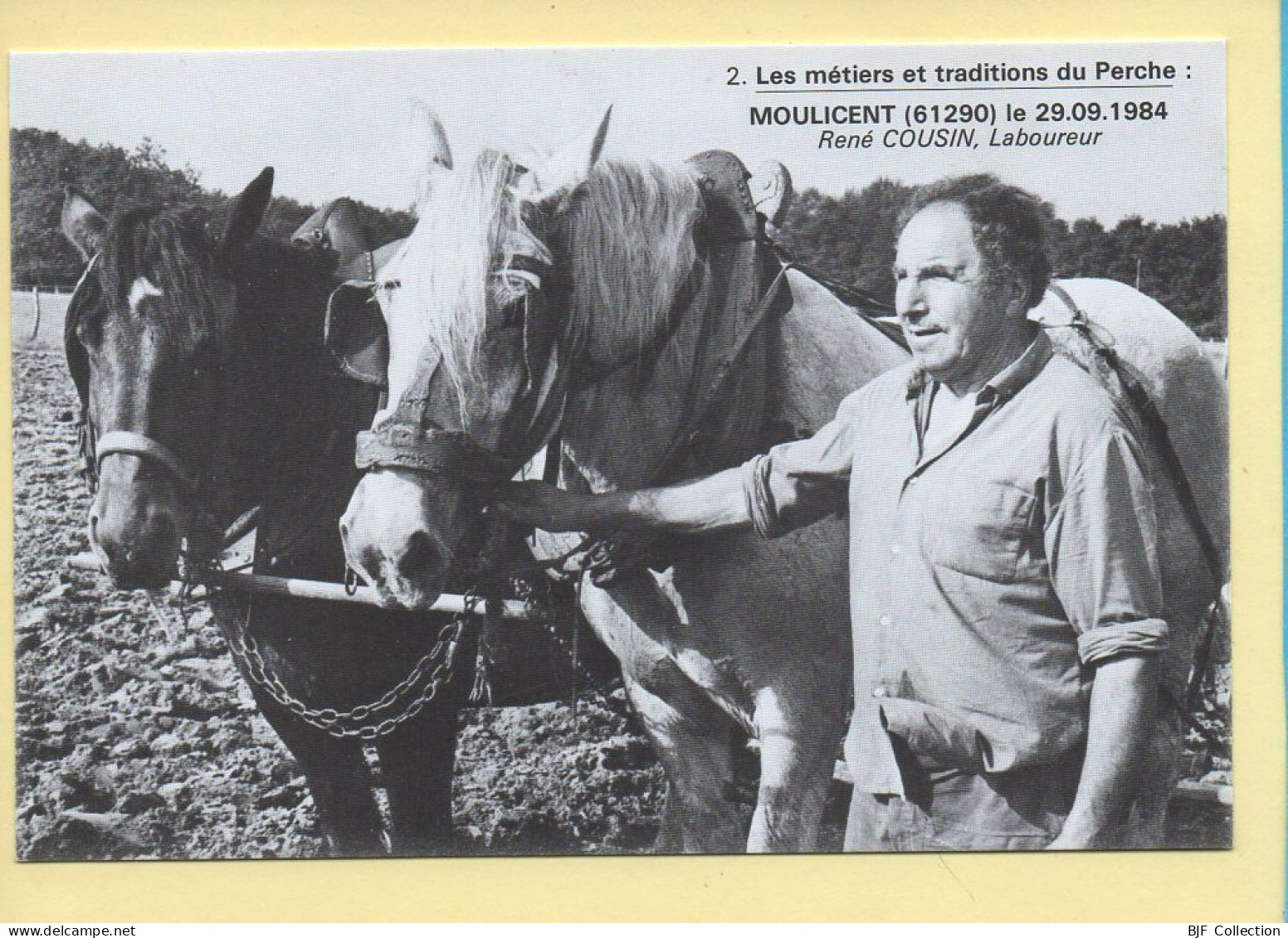 René COUSIN Laboureur / Moulincent (61) (Cliché GRUDE) - Farmers