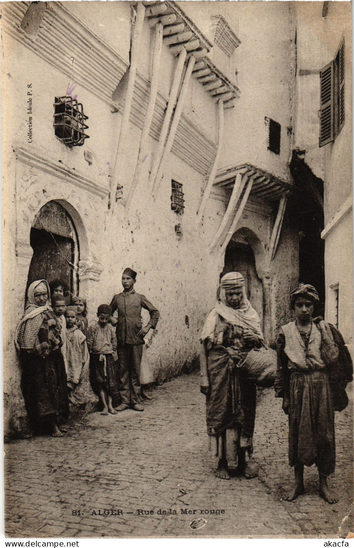 CPA AK ALGER Rue De La Mer Rouge ALGERIA (1389409) - Algeri