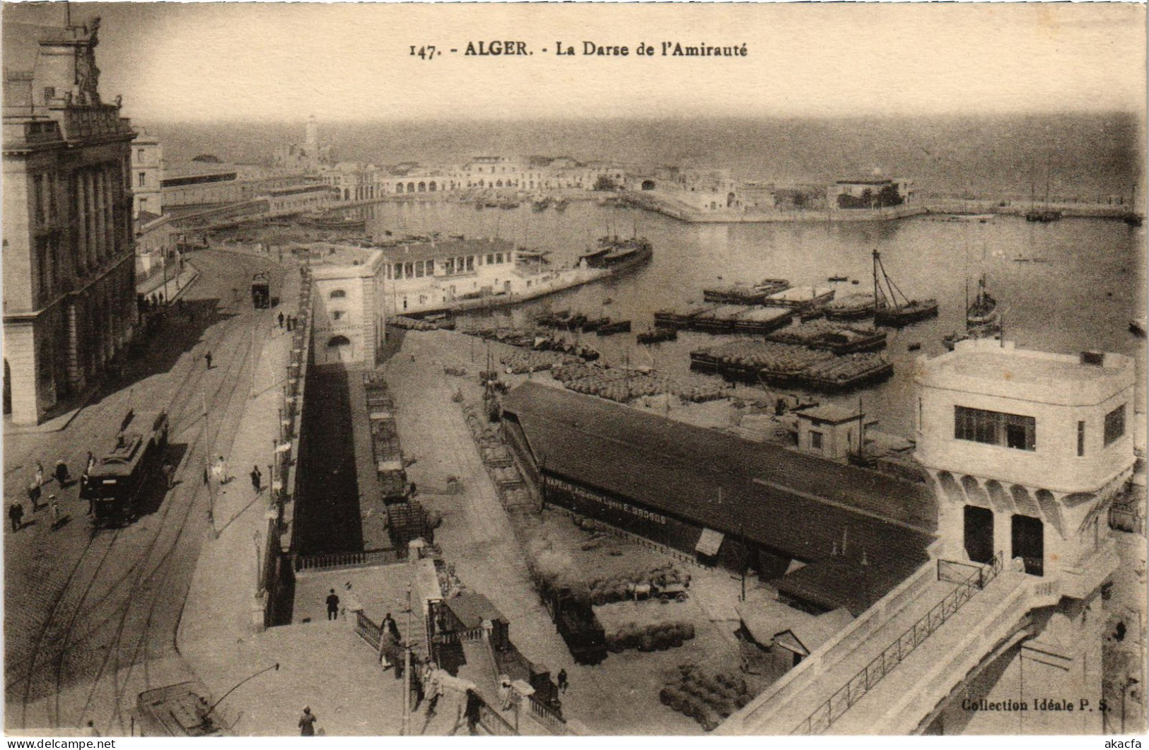 CPA AK ALGER La Darse De L'Amiraute ALGERIA (1389334) - Algeri