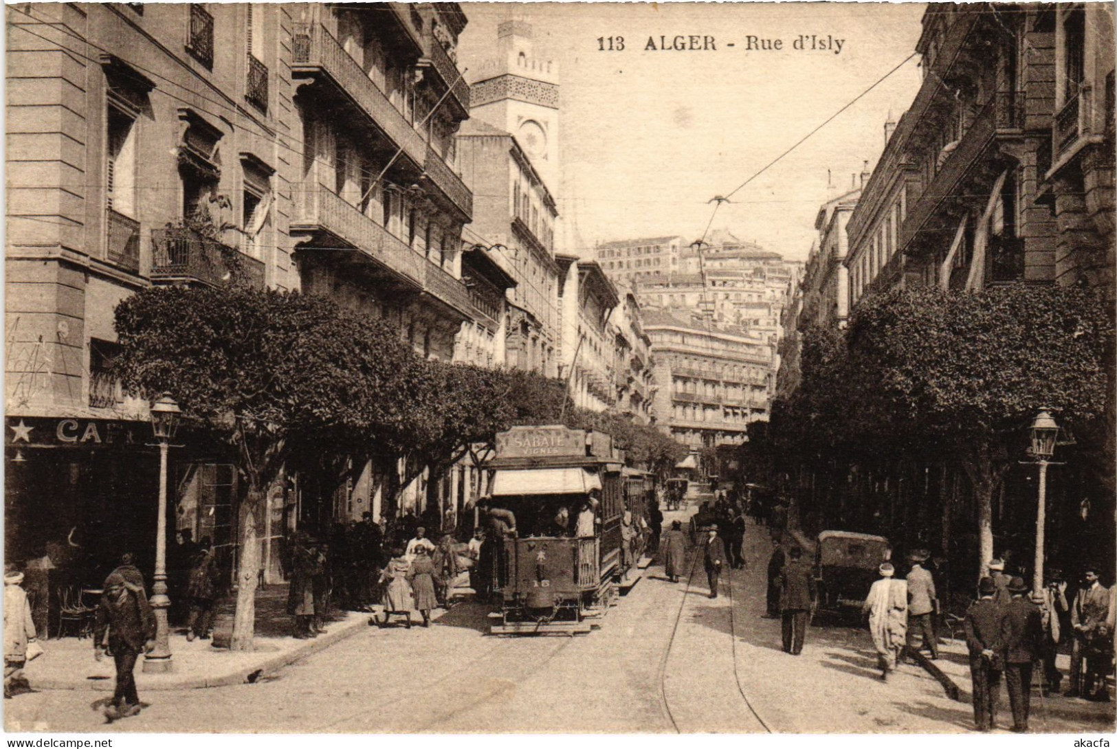 CPA AK ALGER Rue D'Isly ALGERIA (1389307) - Algeri