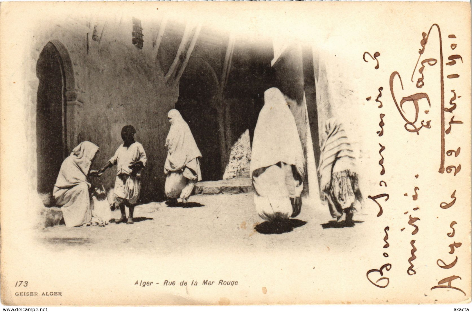 CPA AK ALGER Rue De La Mer Rouge ALGERIA (1389306) - Algeri