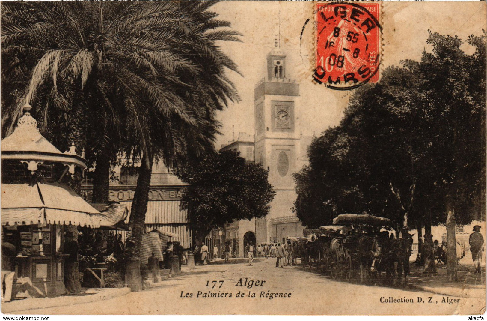 CPA AK ALGER Les Palmiers De La Regence ALGERIA (1389284) - Algeri