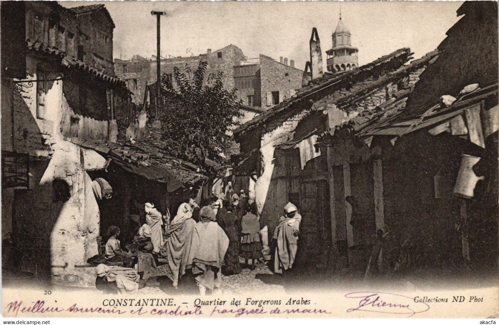 CPA AK CONSTANTINE Quartier Des Forgerons Arabes ALGERIA (1389243) - Konstantinopel