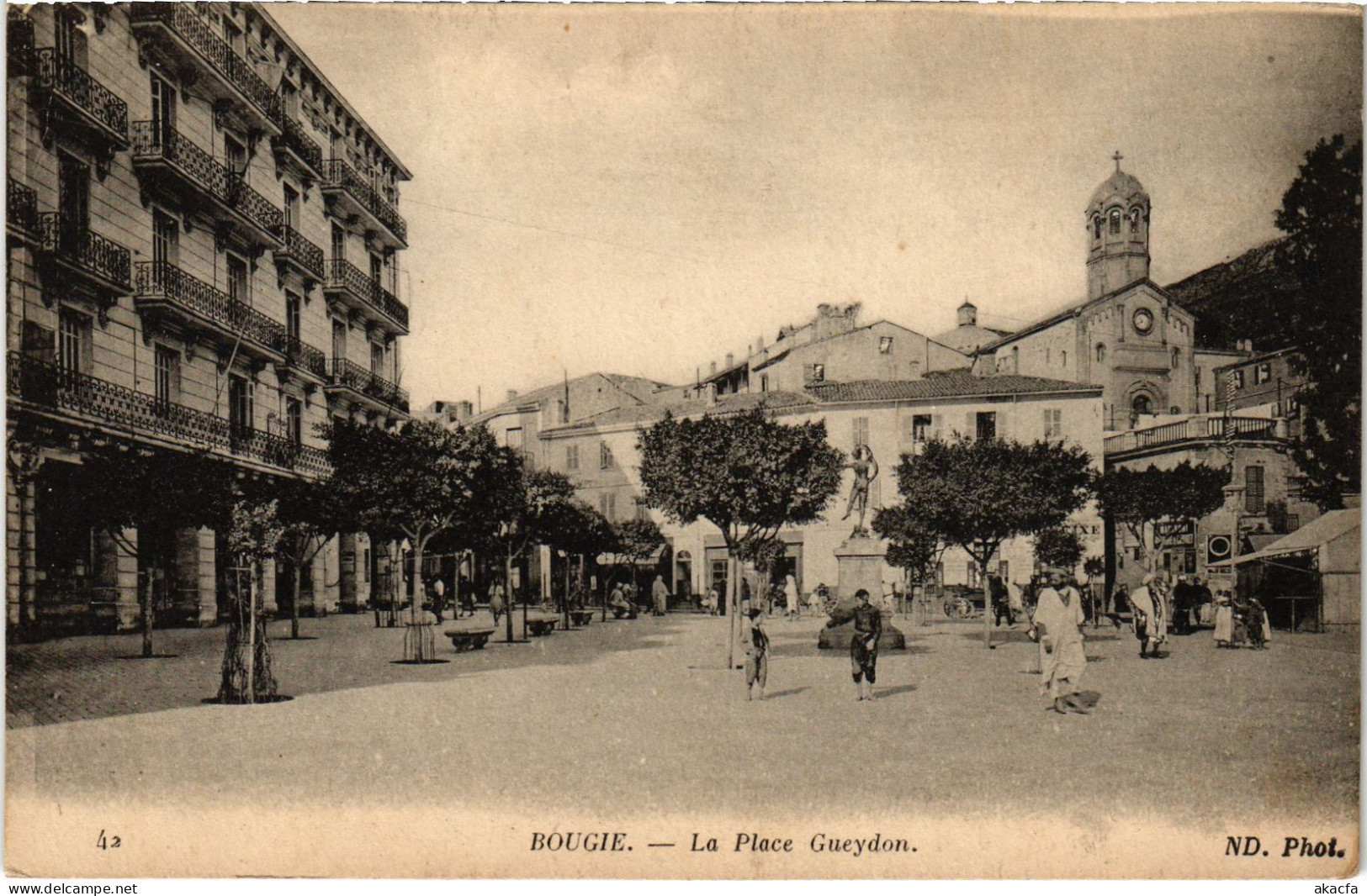 CPA AK BOUGIE La Place Gueydon ALGERIA (1389232) - Bejaia (Bougie)