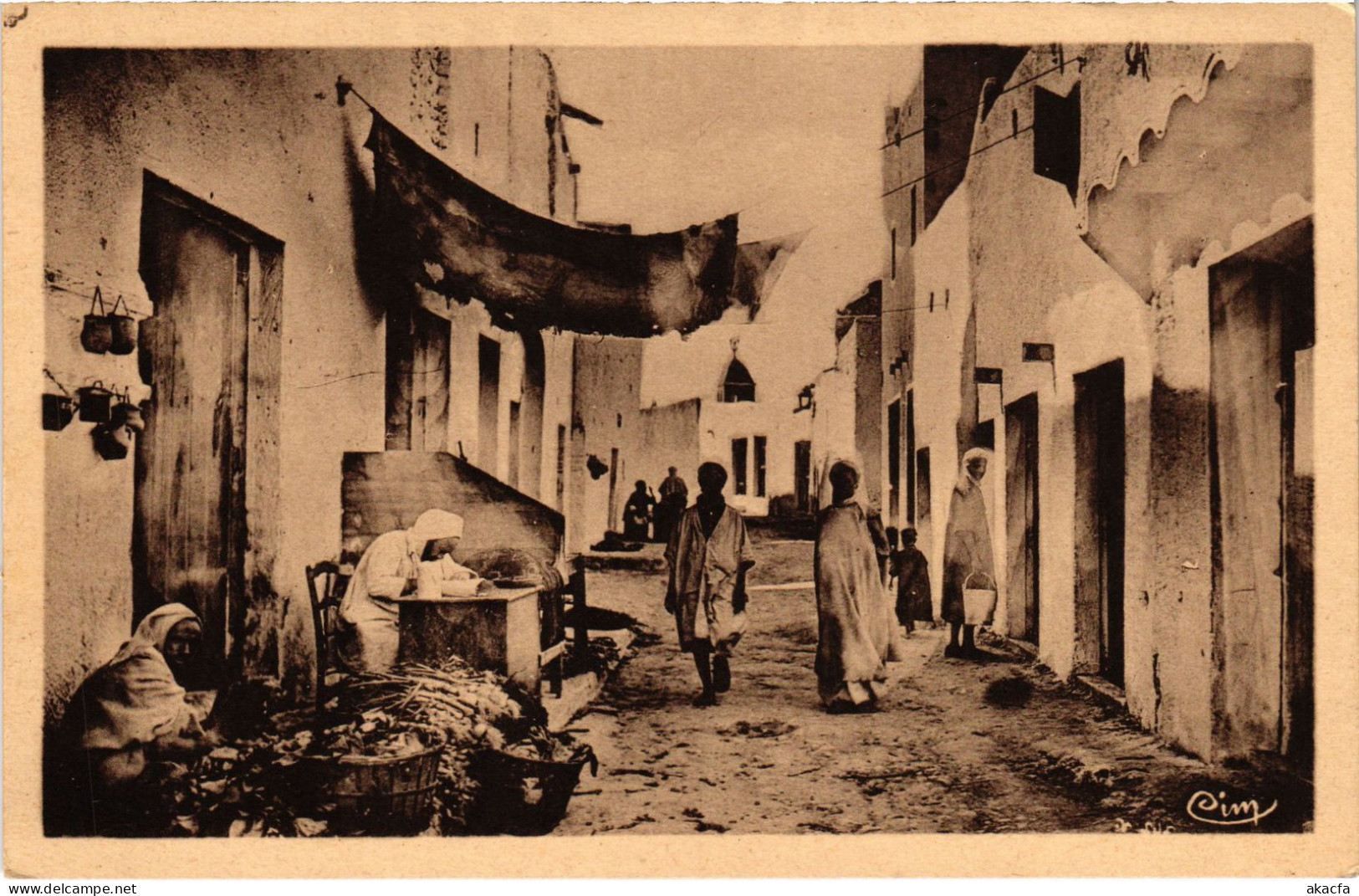 CPA AK GHARDAIA Rue Des Legumes ALGERIA (1389199) - Ghardaïa