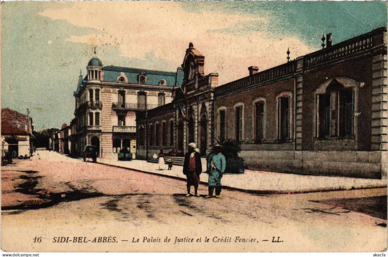 CPA AK SIDI-BEL-ABBES Palais De Justice - Credit Foncier ALGERIA (1389196) - Sidi-bel-Abbès