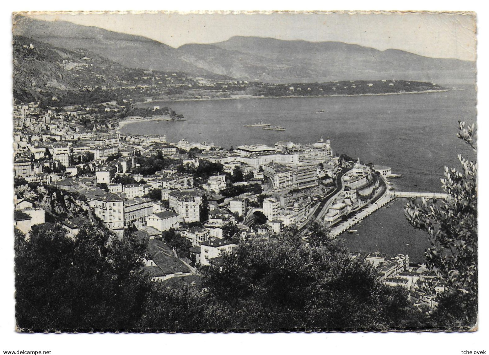 Monaco. Monte-Carlo. 2 Cp. (4) Vue D'ensemble 1938 & (5) 726 Casino Colorisé 1959 - Monte-Carlo