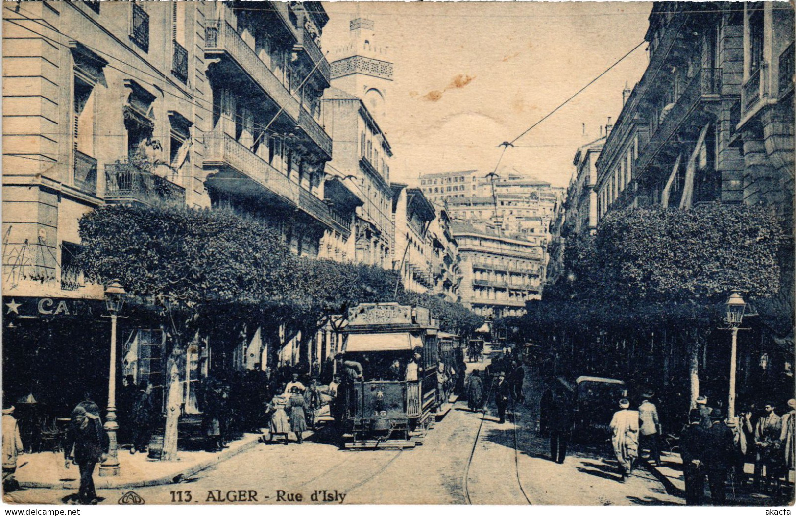 CPA AK ALGER Rue D'Isly ALGERIA (1389165) - Algeri
